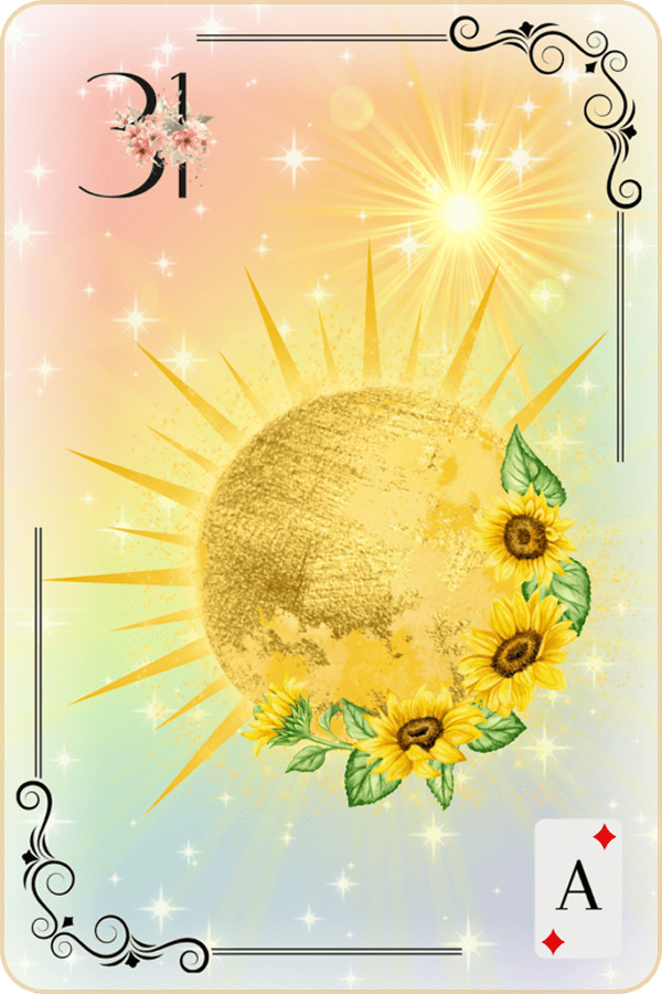 Carte Lenormand Magic Luna 31 - Le Soleil Signification